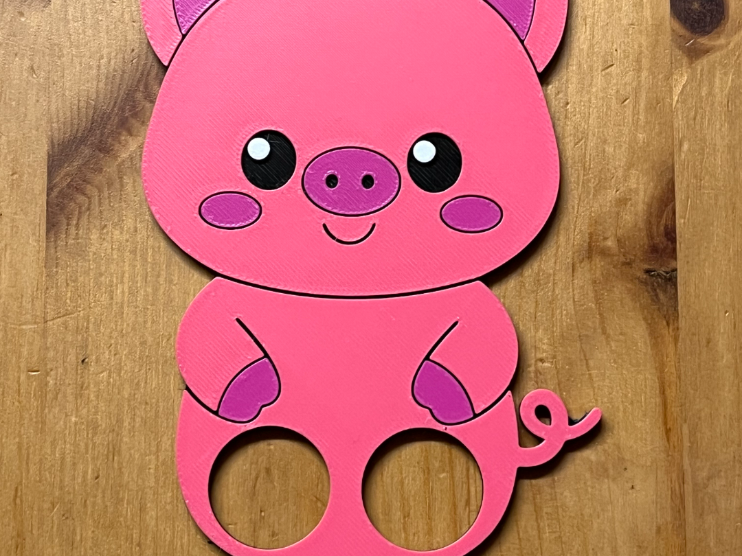 Pig Finger Puppet