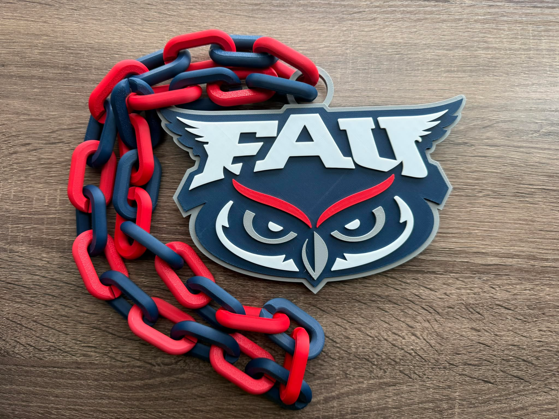 Florida Atlantic Owls Oversized Hype Chain