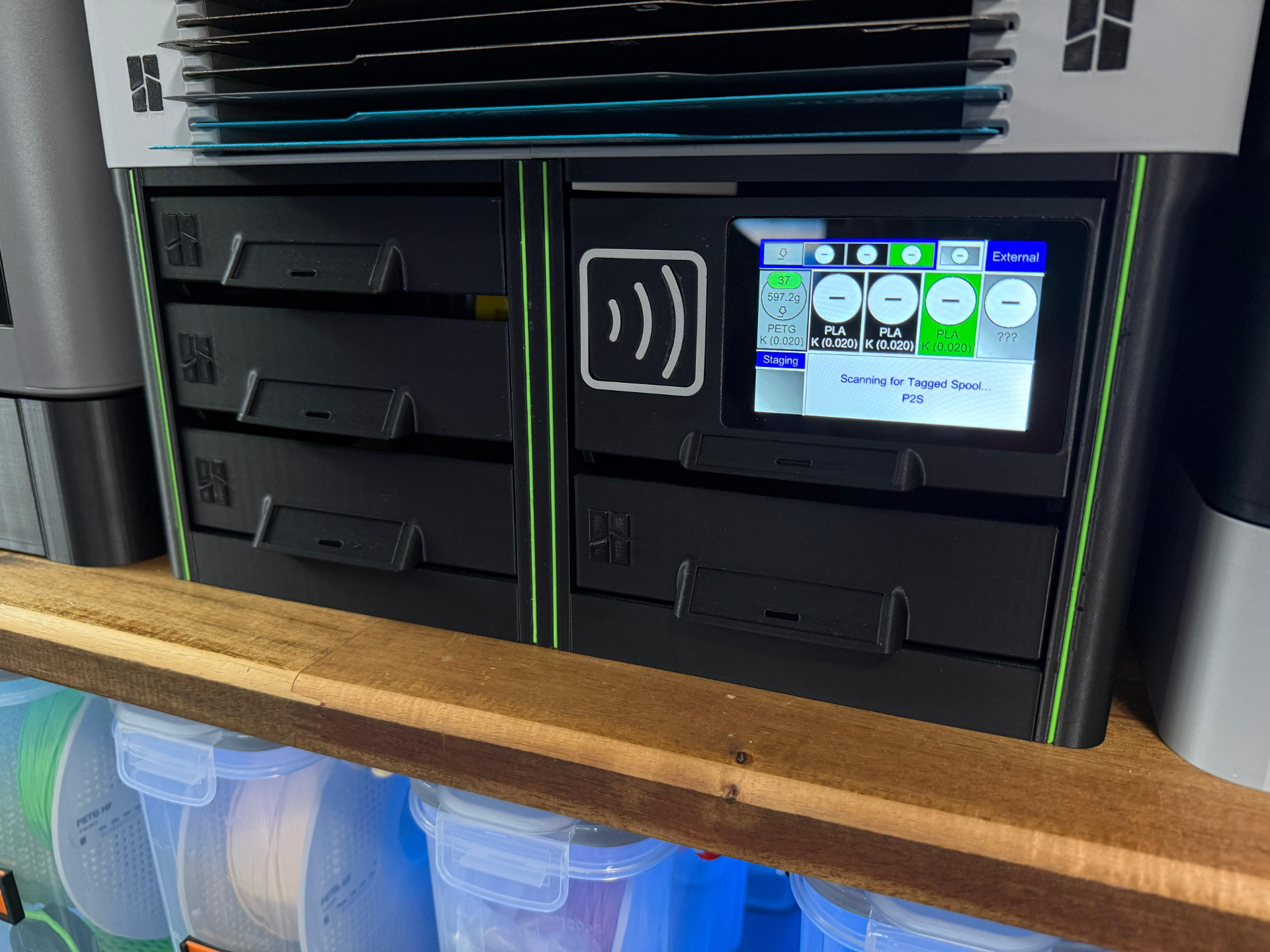 SpoolEase Console Merged in AMS-Stand Drawer