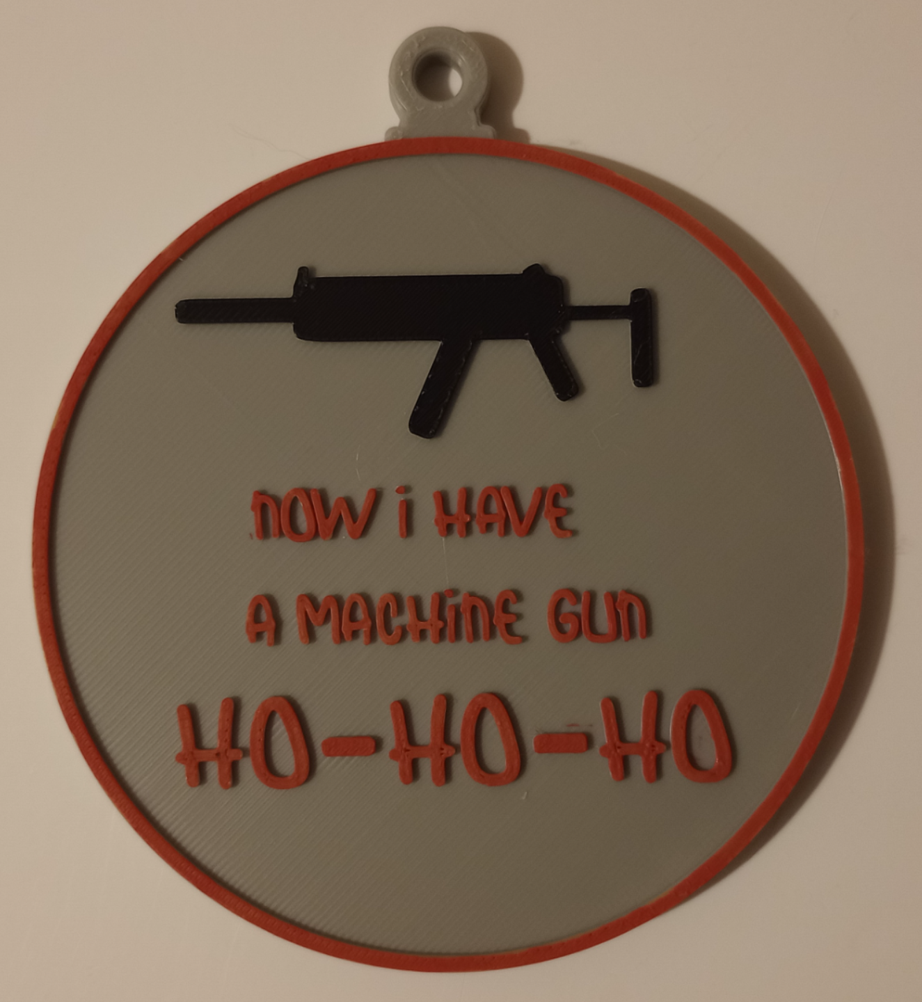 Die Hard Machine Gun ornament