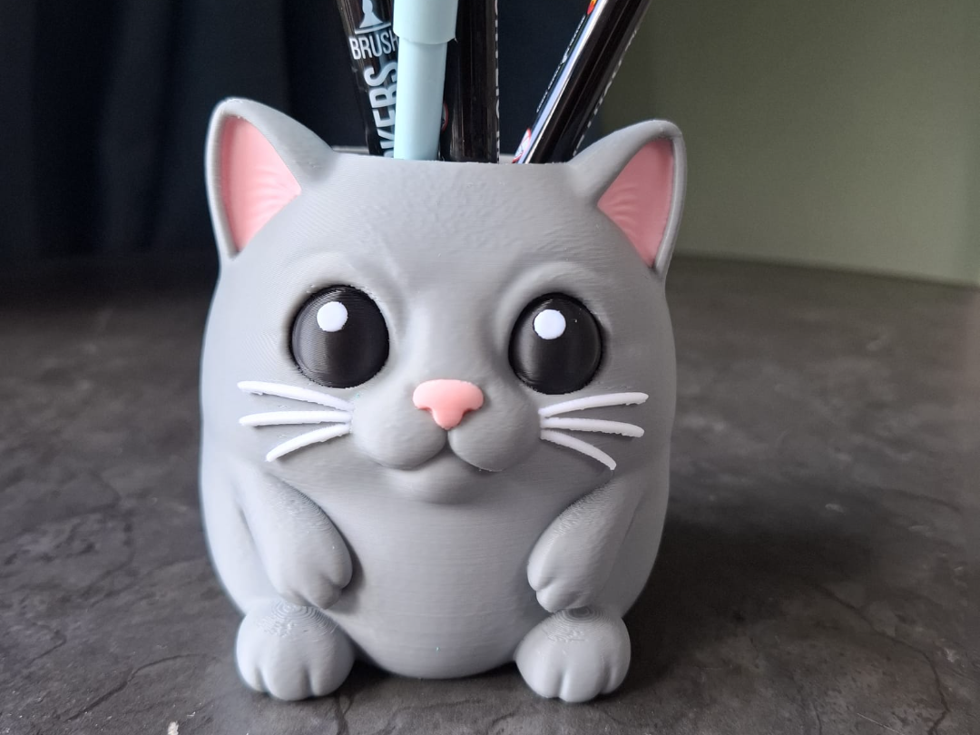 Cute Cat Pen Holder