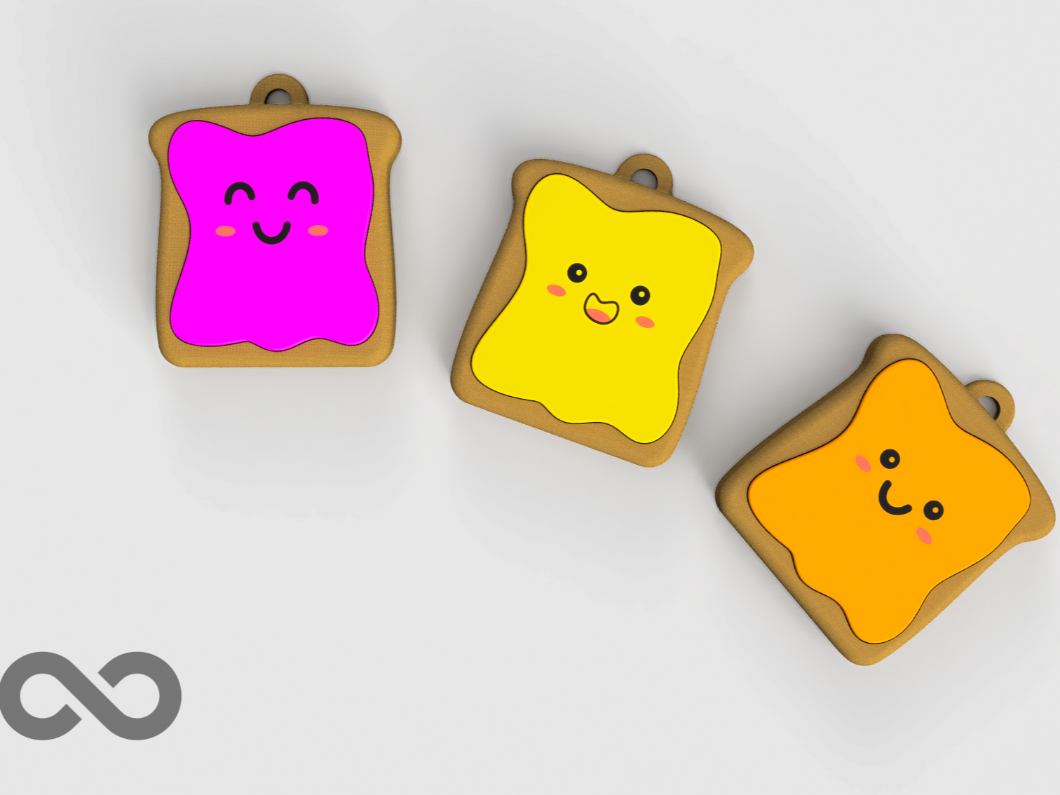 The Toast Collection - Butter, Jelly and PB