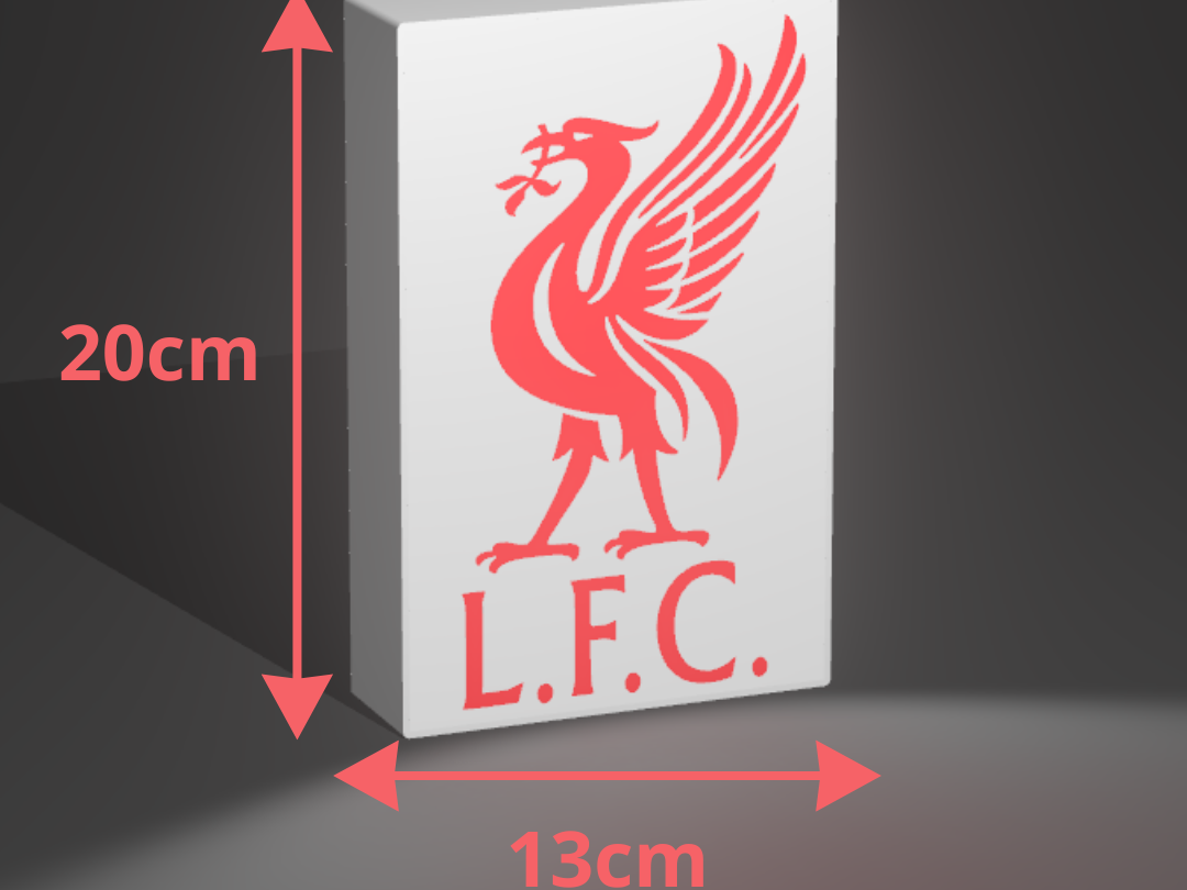 Liverpool FC logo LEDBOX LEDLIGHT