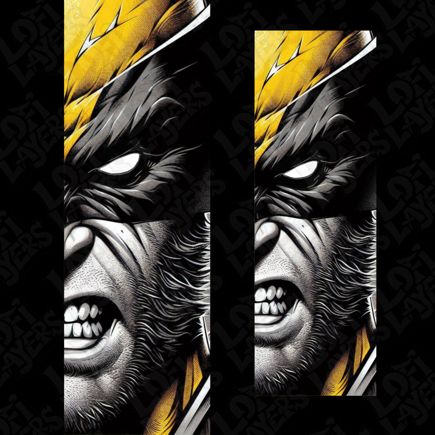 Wolverine Bookmark Hueforge