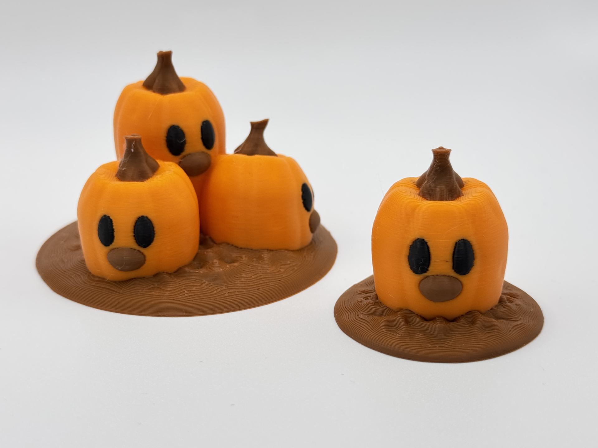 Pumpkin Pokemon Diglett & Dugtrio Halloween Figure