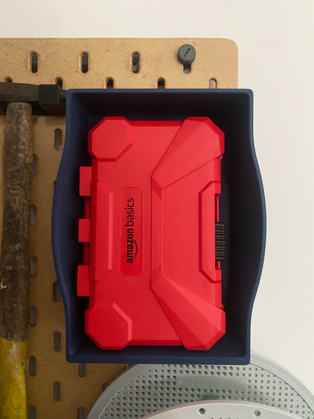 Vertical Box Holder for Ikea Skadis - T Clip