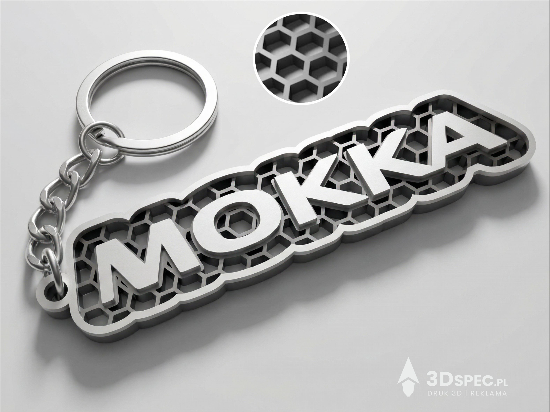 Mokka logo keychain