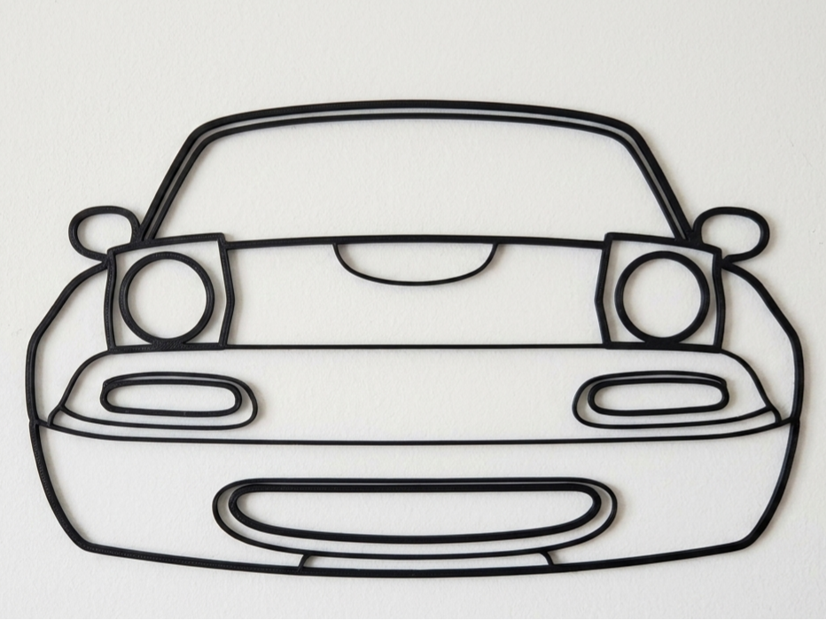 Mazda MX-5 Miata NA Front Wall Art