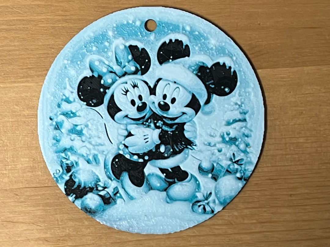 mickey and minnie bauble