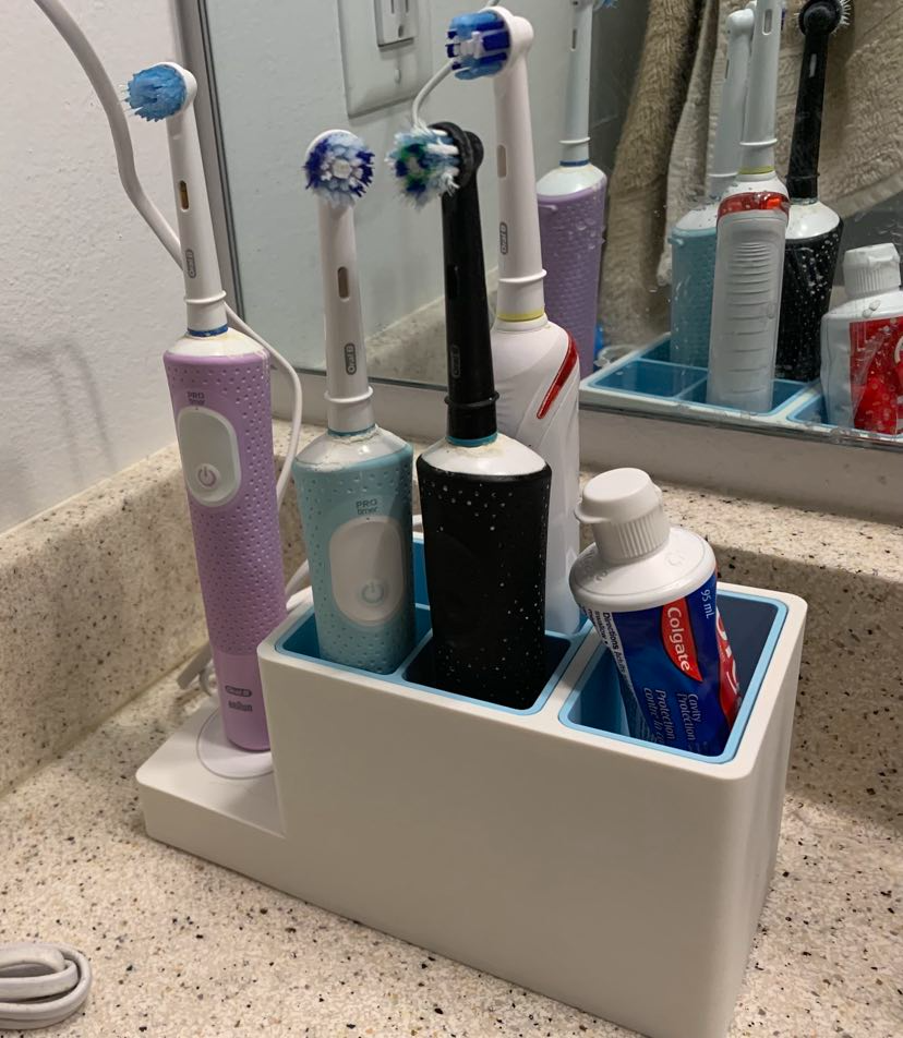 OralB Toothbrush holder with charger dock