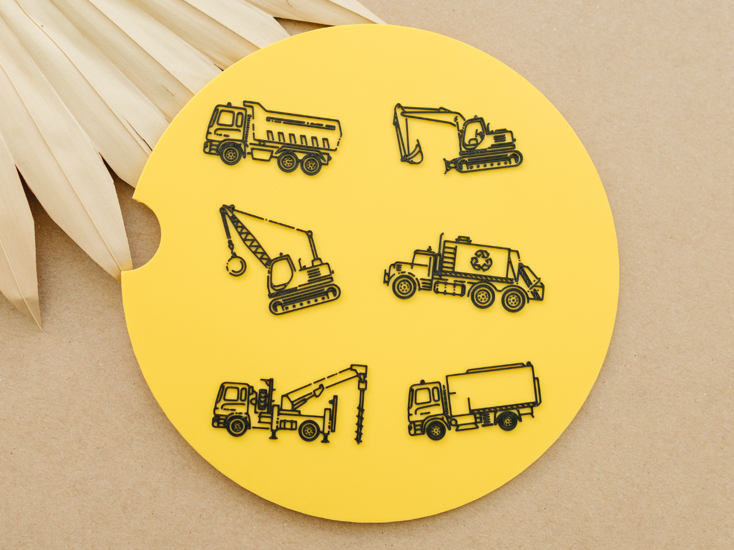 Vehicle Tray Insert for Circle Sensory Play Tray