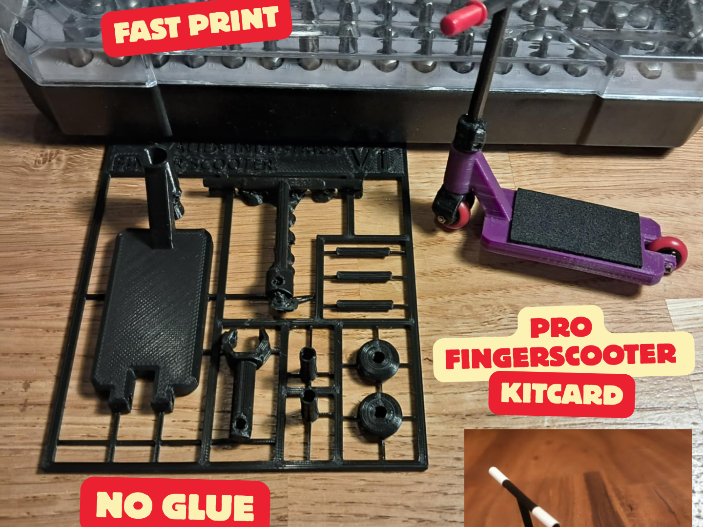 pro finger scooter kitcard