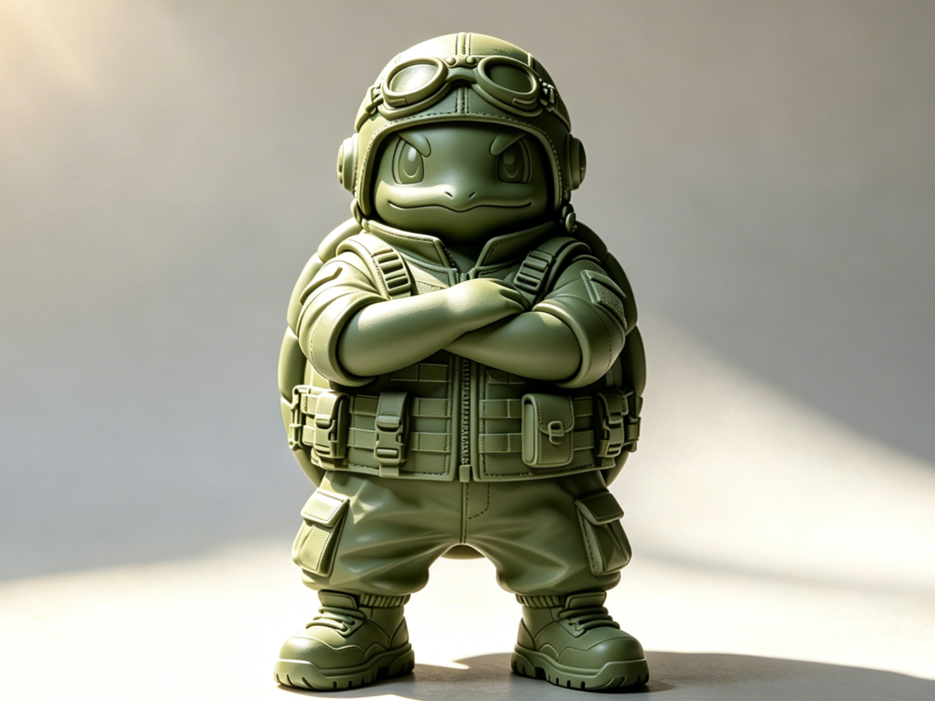 Tactical Turtle Pilot | Cool Desk Toy（EasyPrint）
