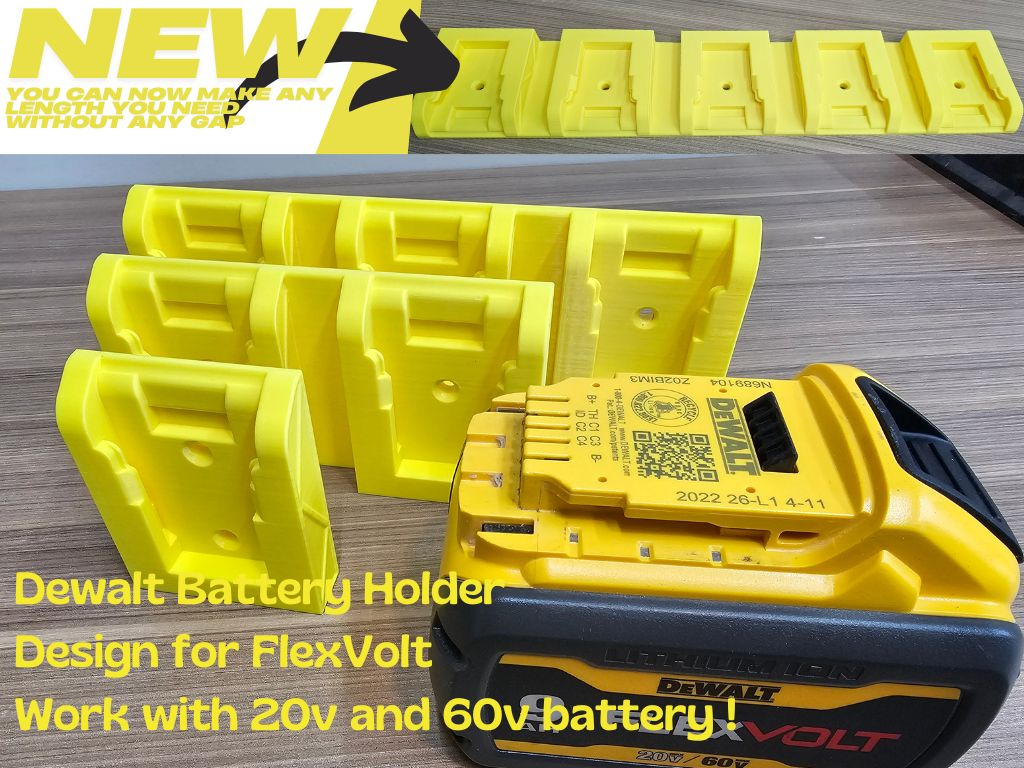 Dewalt Battery Holder - Flexvolt compatible