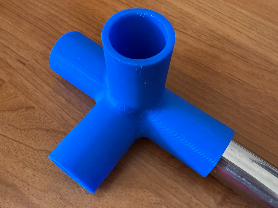 4 Way Pipe Connector