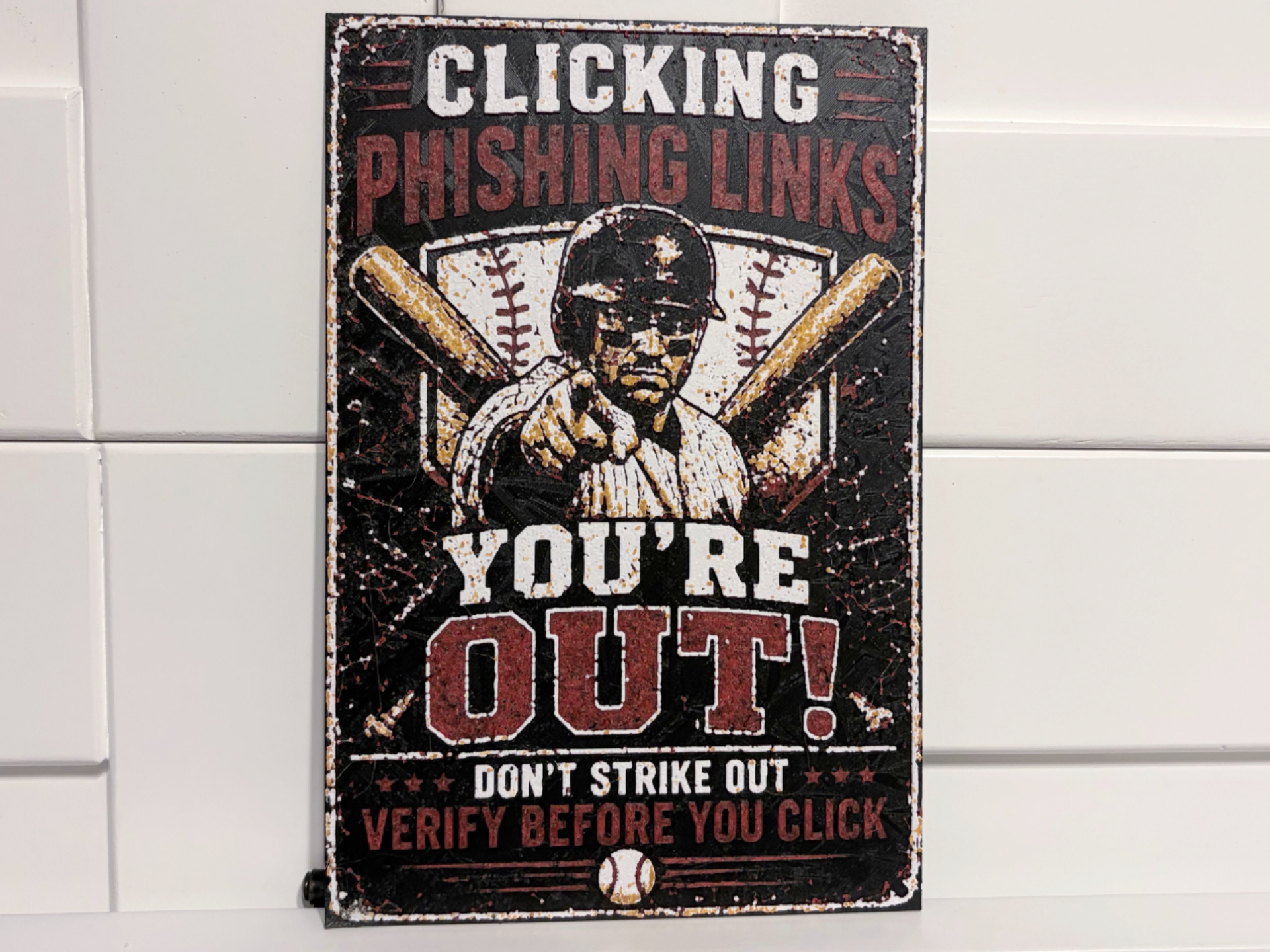 Cybersecurity Baseball. Clicking Phishing Links?