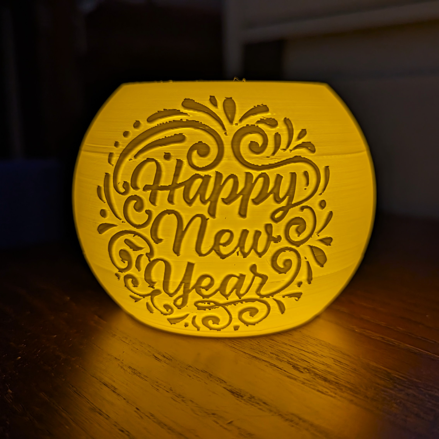 New Year's Tea Light Globe