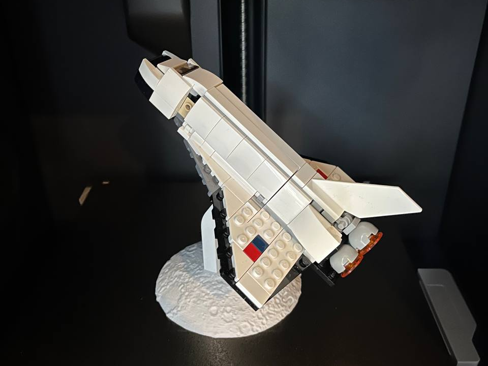Stand for LegoCreator Spaceshuttle (moon surface!)