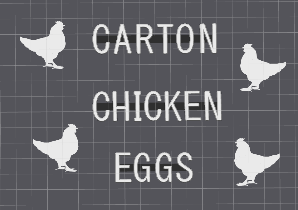 Letterboard - Chickens