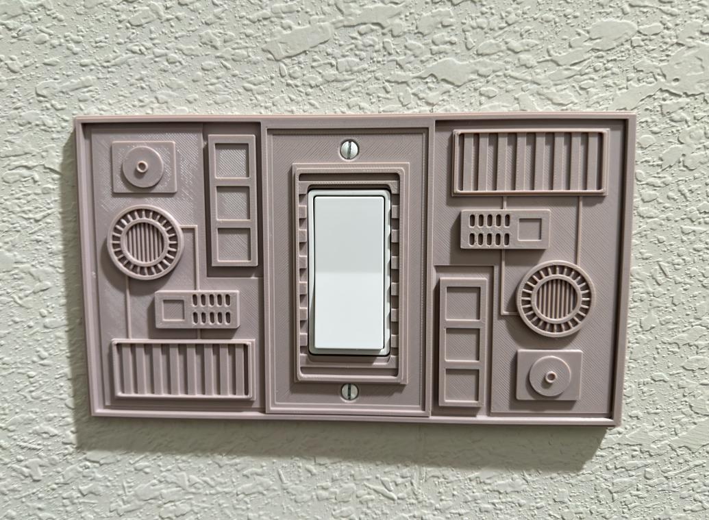 Galaxys Edge Panel Single switch cover Remix
