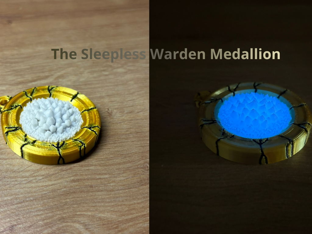 The Sleepless Warden Medallion