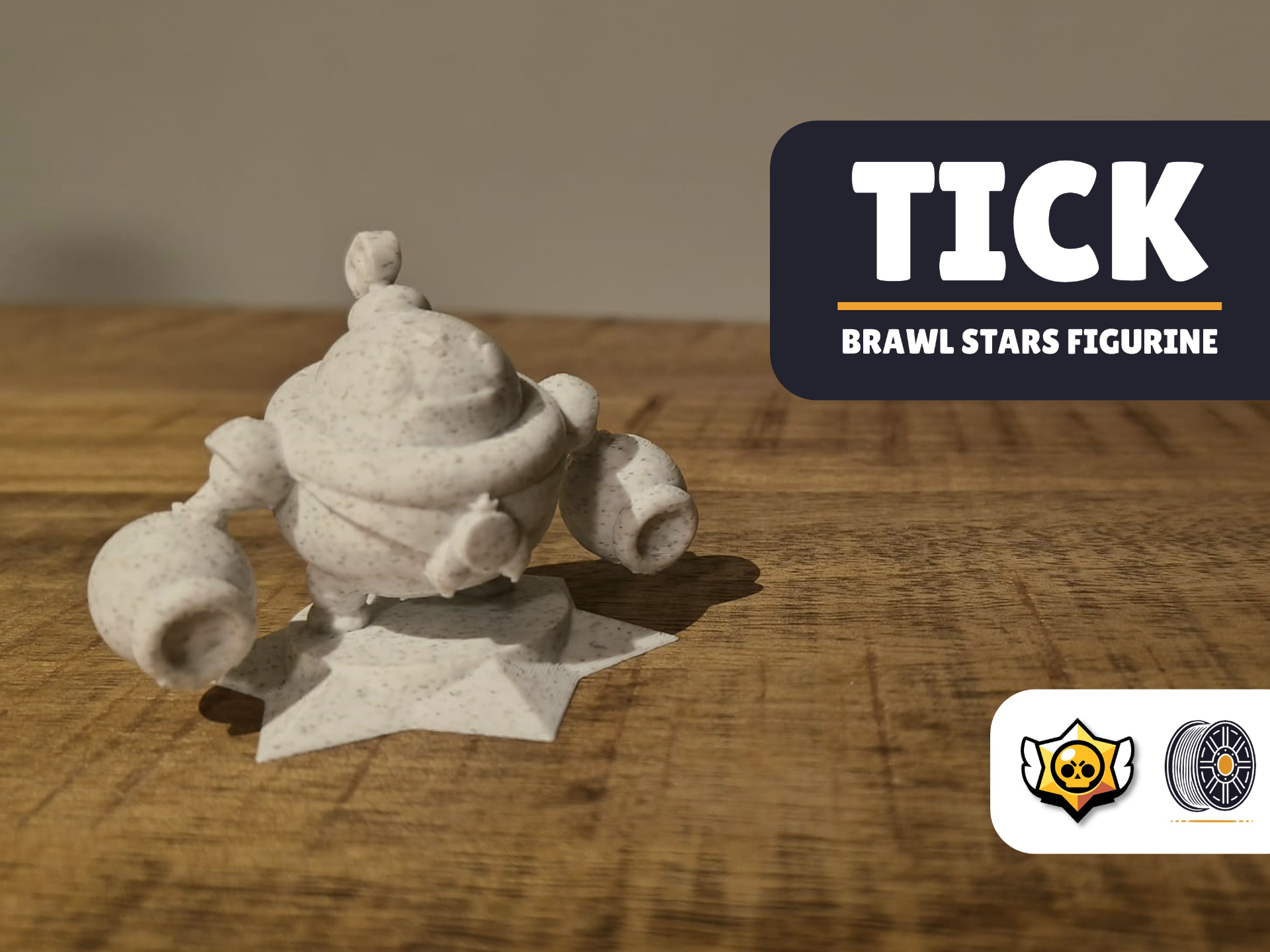 Tick Brawl Stars Figurine