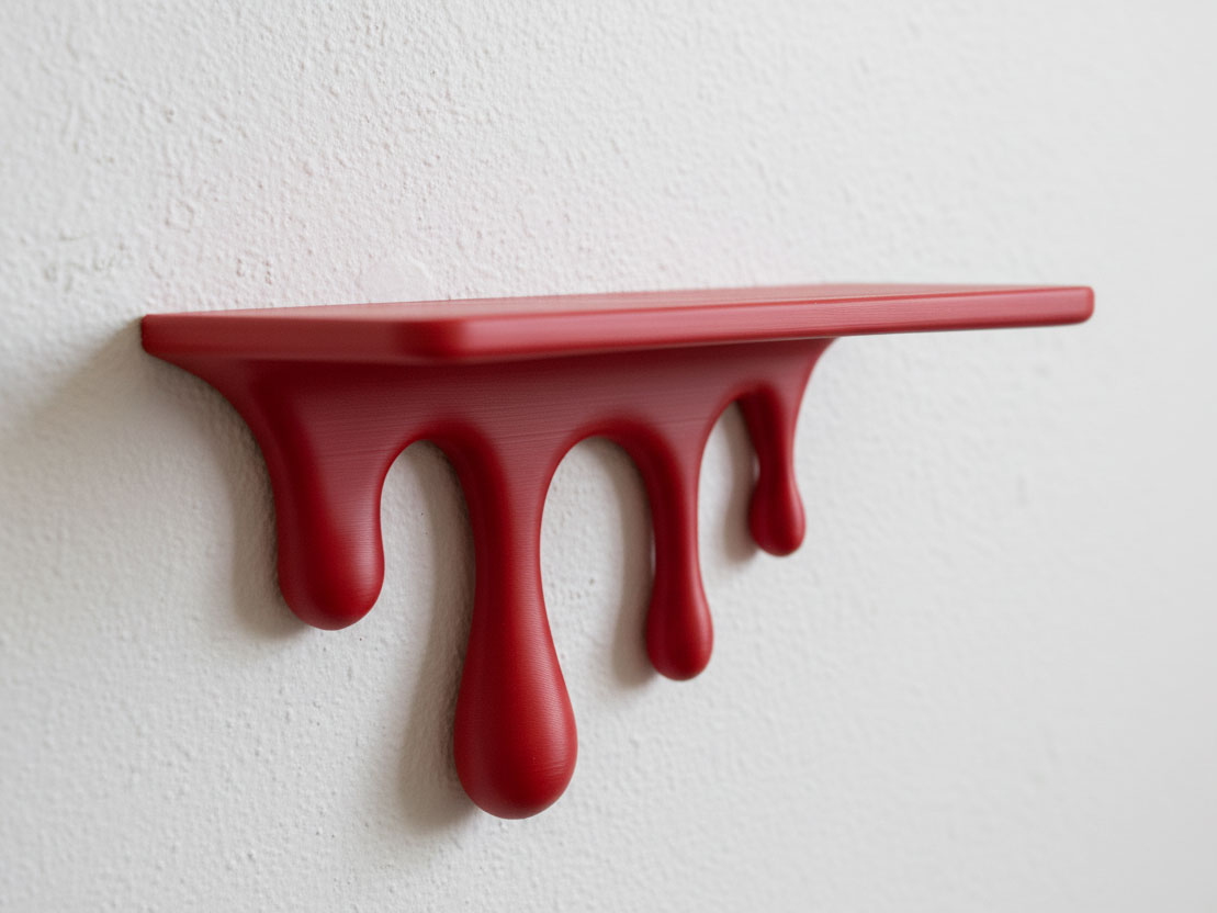 Dripping Wall Shelf – Bold Statement Piece