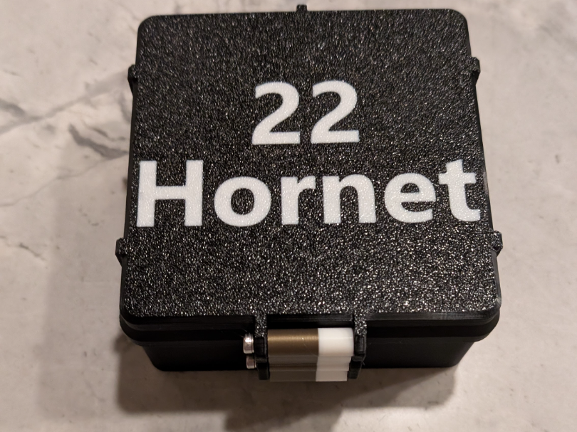 22 Hornet 100rnd Ammo Box with Tray