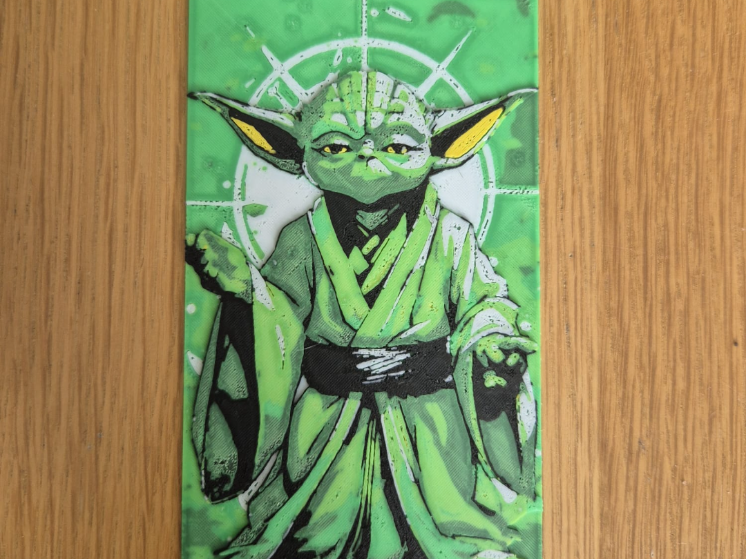 yoda 2.5 image print no hueforge