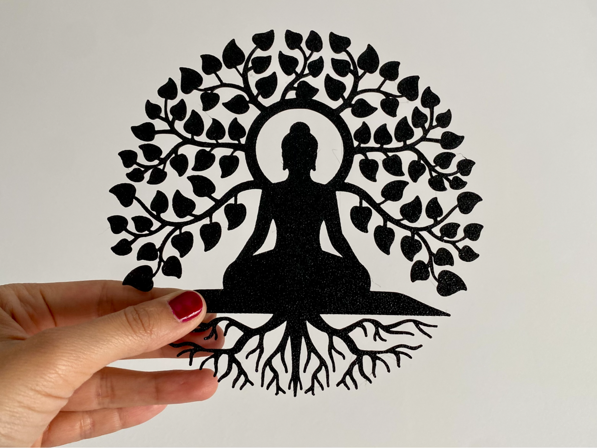 Tree of Life with Meditative Silhouette