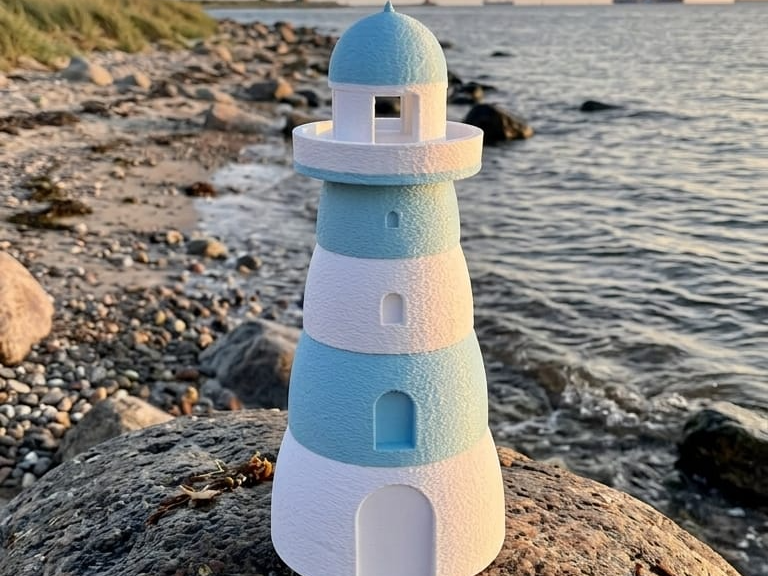 Kleiner Leuchtturm Deko