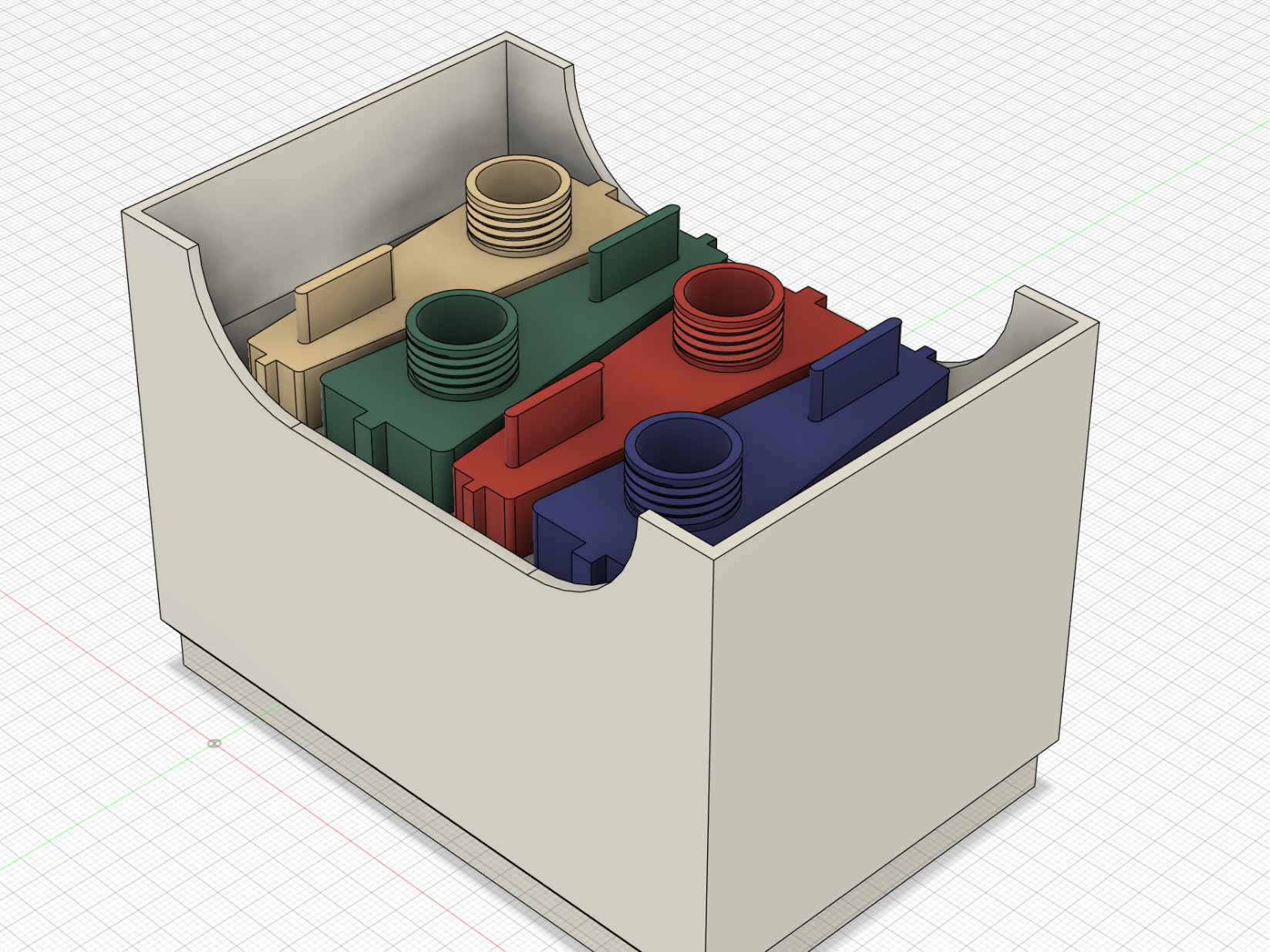 Seal 5010 Reagent wedge container (stackable)