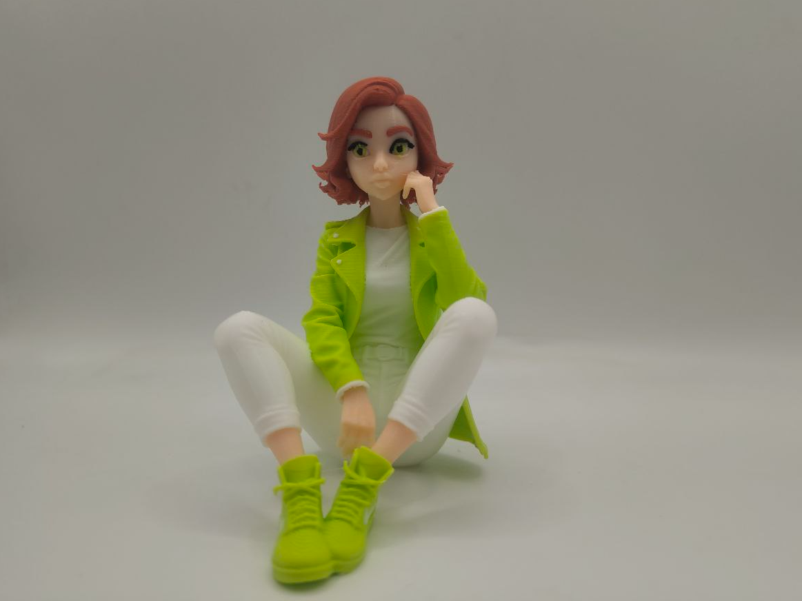 Chica Anime Relajada