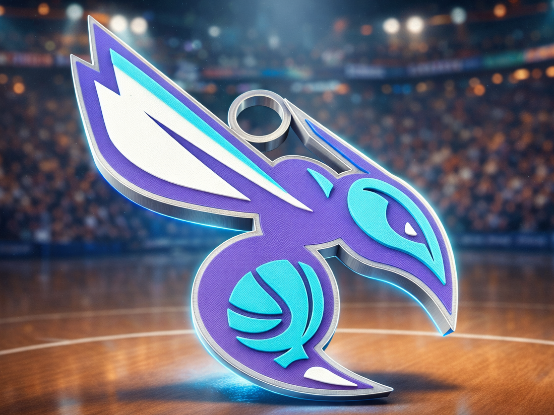 Charlotte Hornets Turnover Chain Side Logo