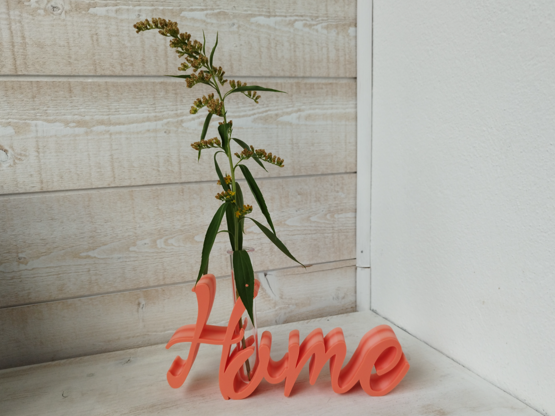 Vase Home avec tube à essai