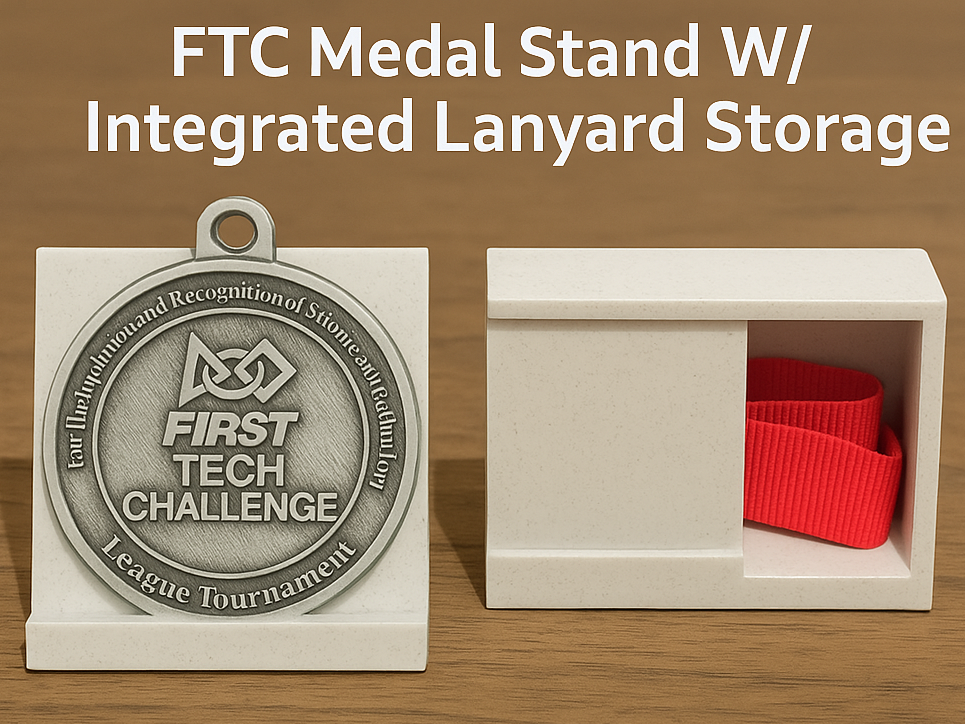 FTC/FRC Medal Stand W/ Integrated Lanyard Storage