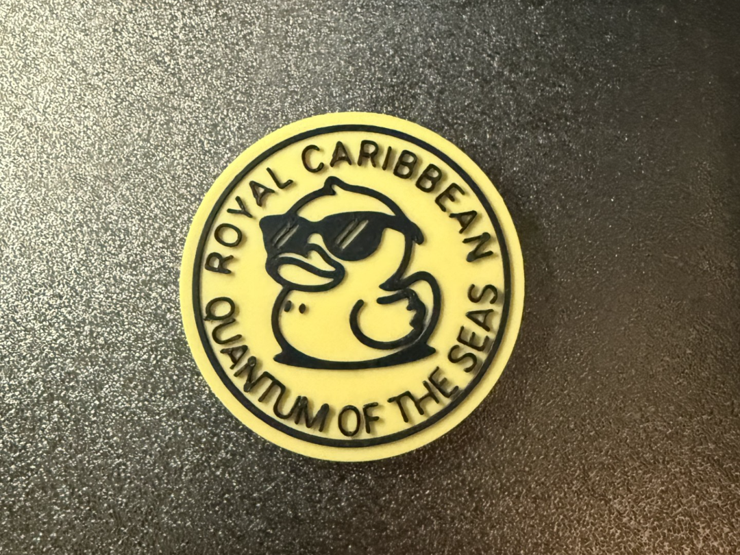 ROYAL CARIBBEAN QUANTUM OF THE SEAS DUCK COIN