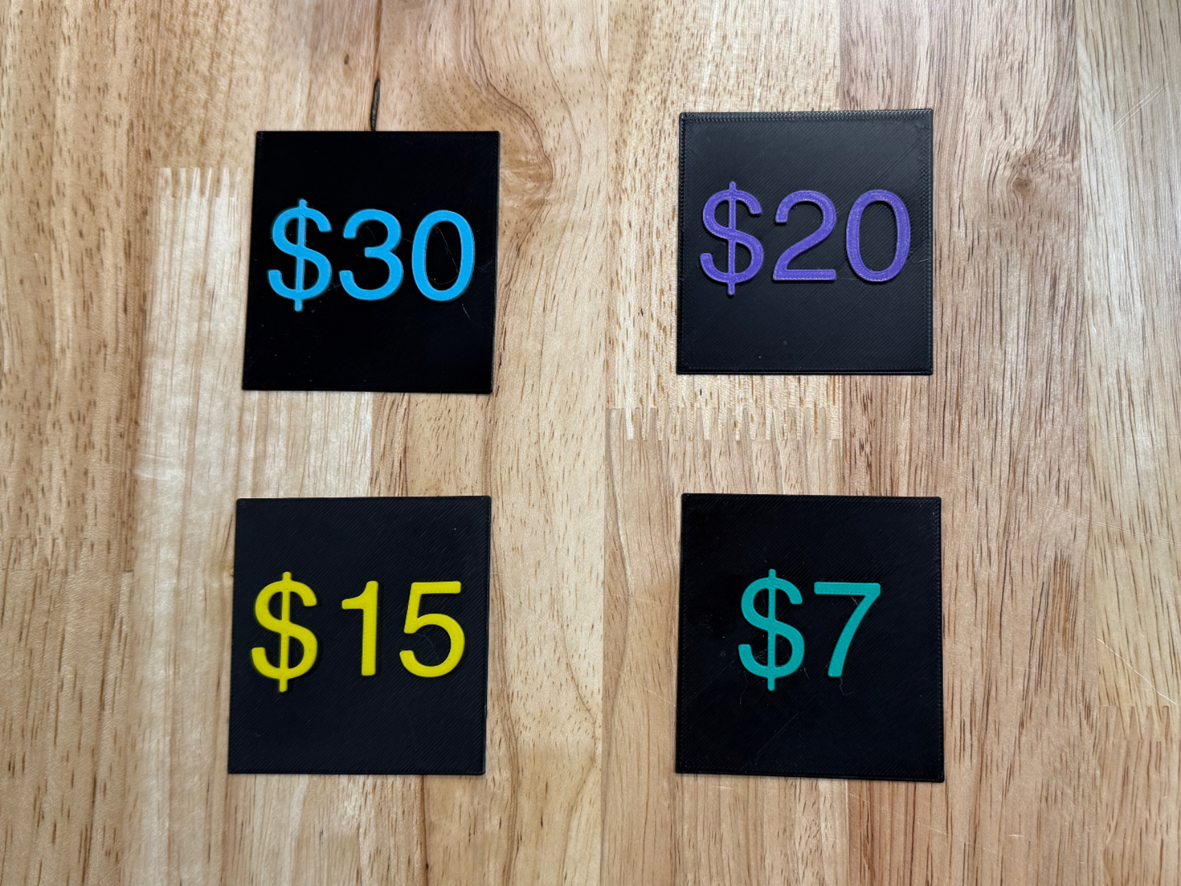 Price Insert for Gridwall Tag System