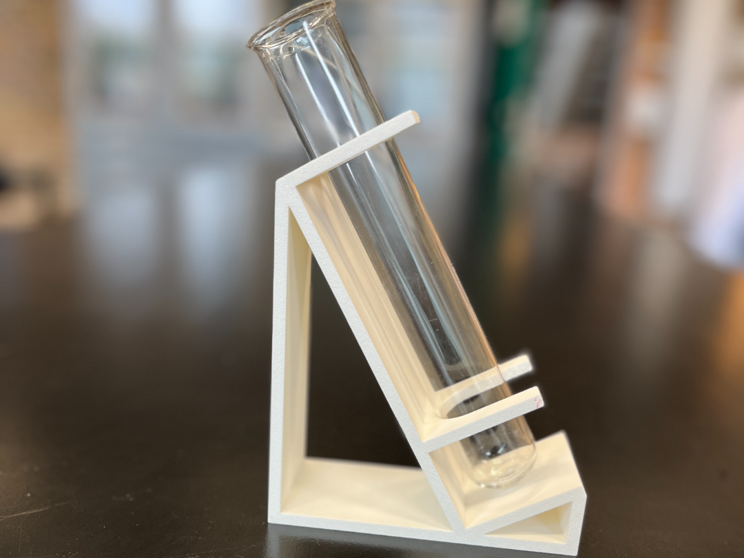 Large Test tube Single Rack Tilted