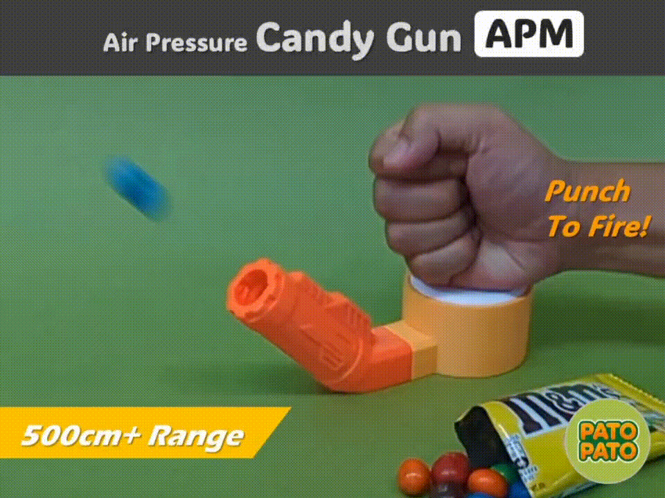 Air pressure candy gun - APM