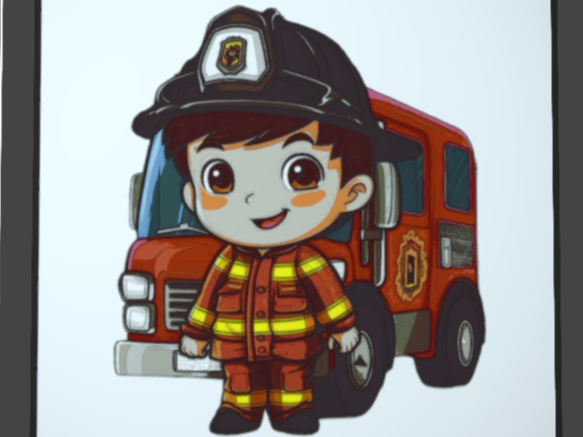 firefighter lightbox