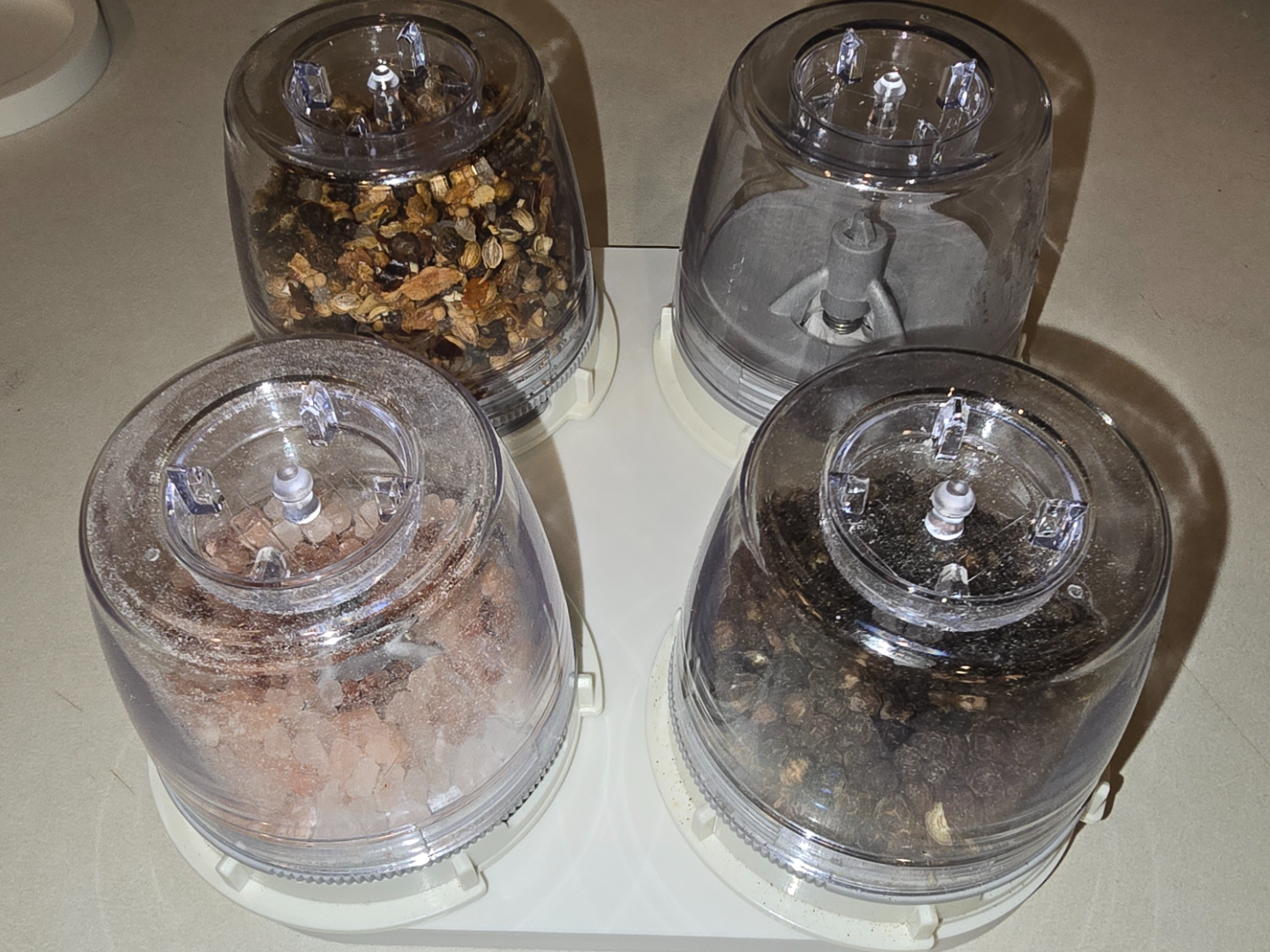 Salt and Black Pepper Tray (4 Inserts)