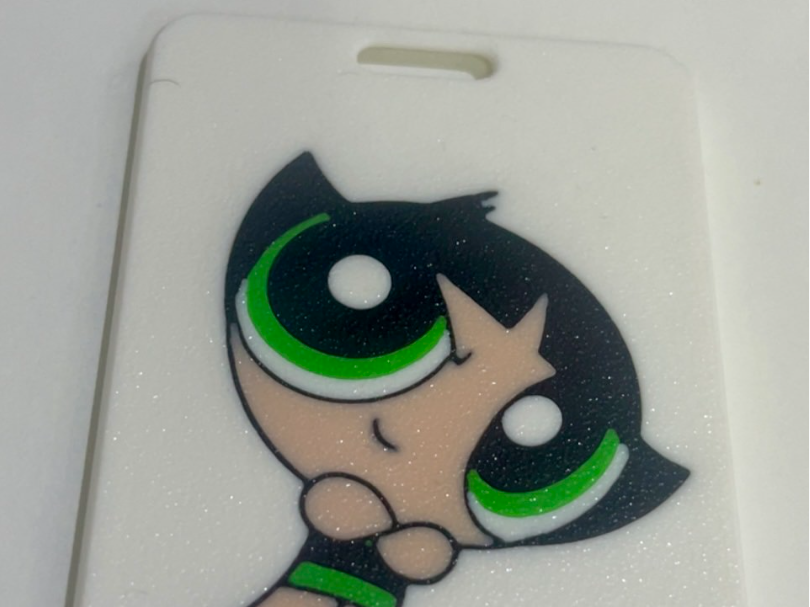 powerpuff id card holder (Buttercup)