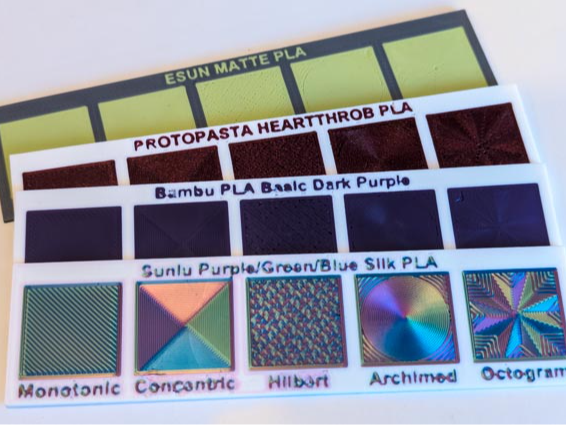 Minimal Surface and Bottom Pattern Swatch