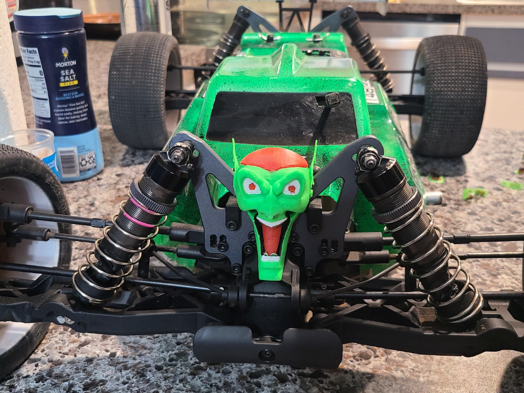 Tekno truggy Maximum Overdrive Goblin front clip