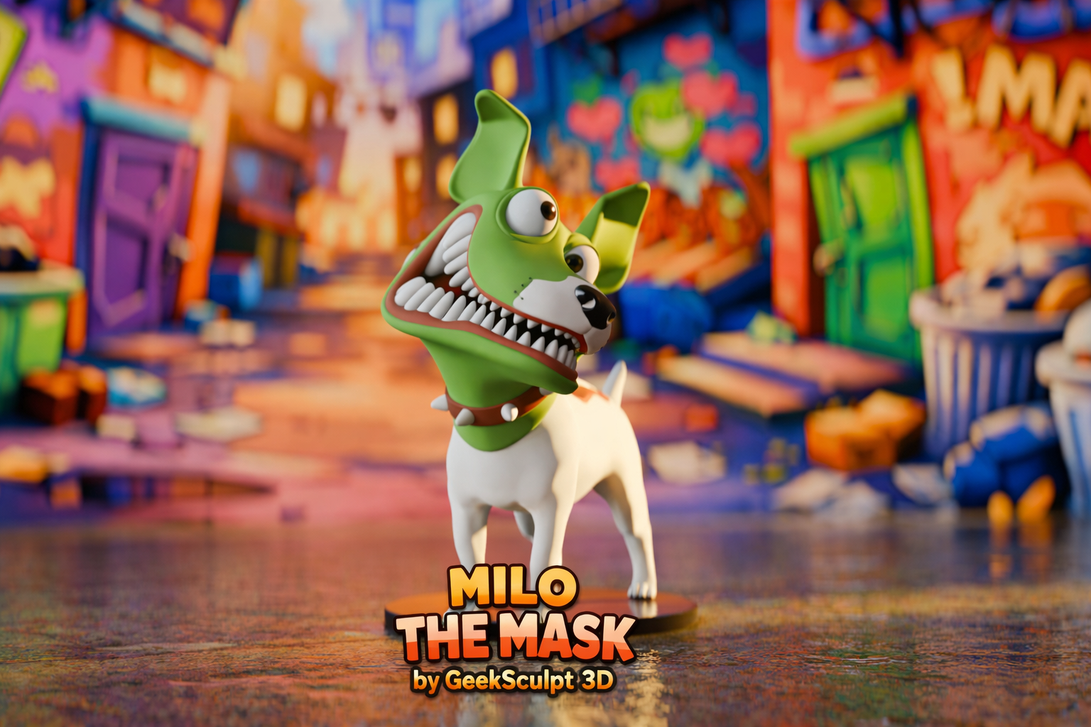 The Mask Milo the Dog Collectible Figurine