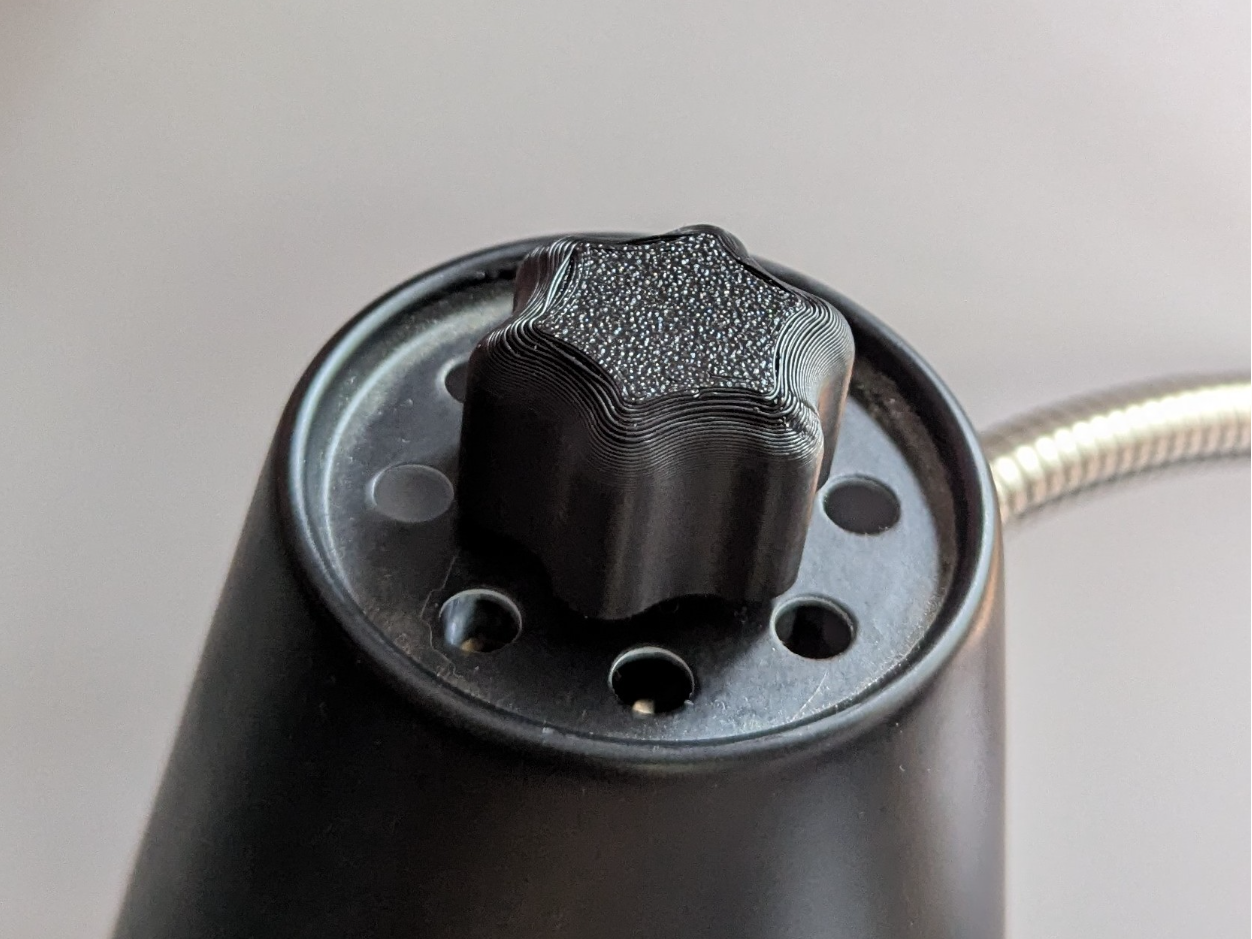Desk Lamp Knob - Ergonomic