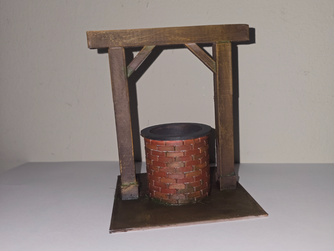 Rustic Brick Well  Nativity & Diorama Prop