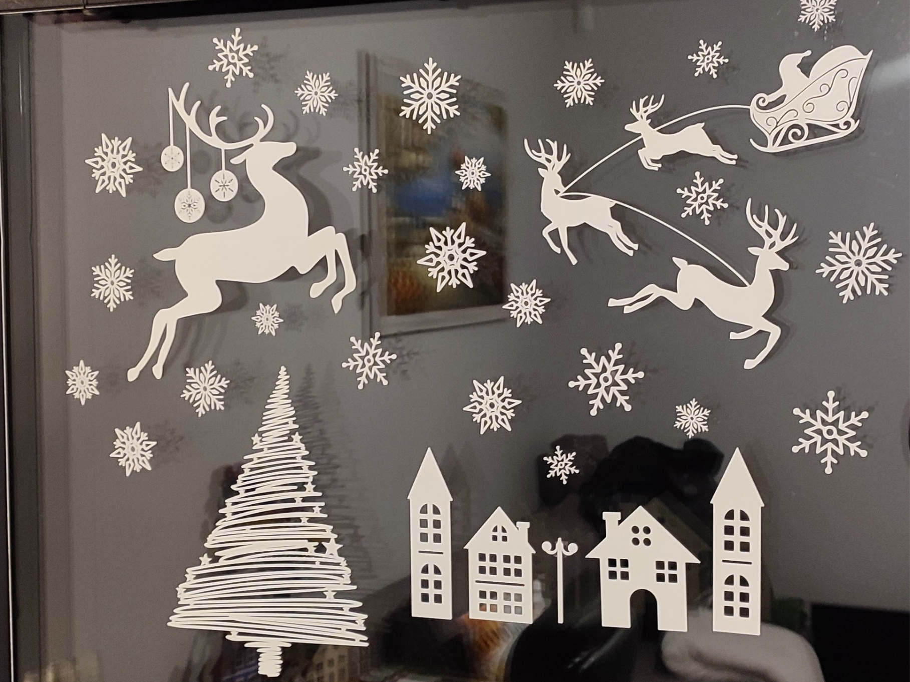 Christmas window decoration