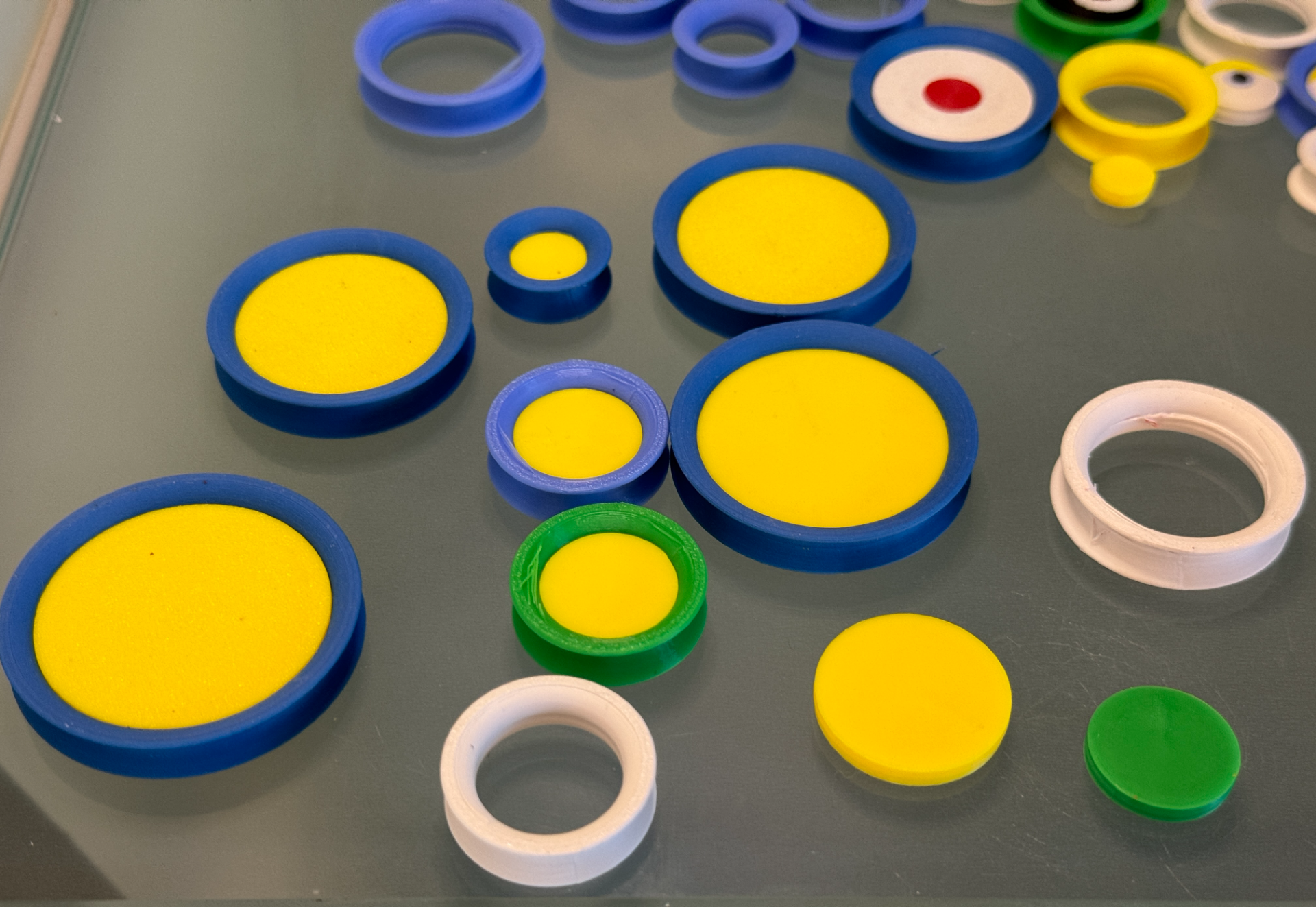 Universal Flat Flesh Plug Set 10-30mm